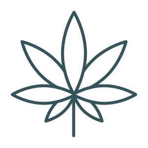 icono cannabis oscuro