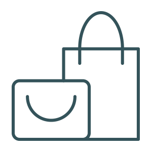 icono compras oscuro